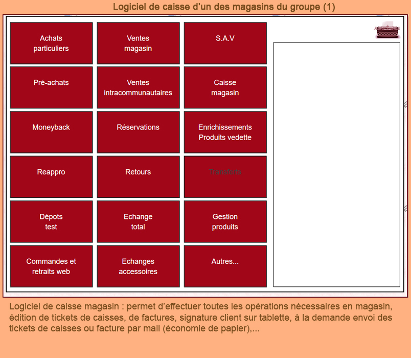 Logiciel de caisse magasin achats-ventes occasions