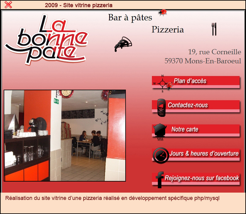 Site pizzeria