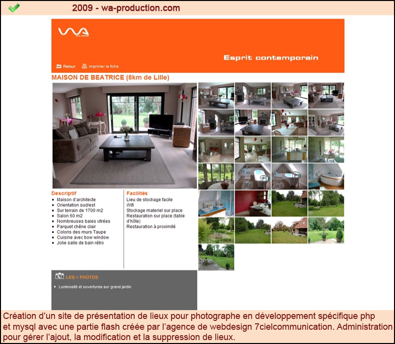 Site de lieux pour photographes